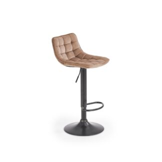 Hoker z podnośnikiem glamour loft krzesło barowe H95 beżowy Bluvel 28