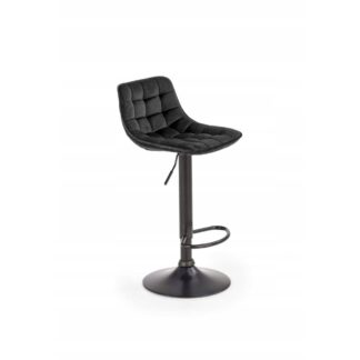 Hoker z podnośnikiem glamour loft krzesło barowe H95 czarny Bluvel 19