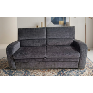 Kanapa / sofa LARUS SOF.3W z funkcją spania tkanina CREMONA 95 ciemny szary