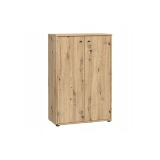 Komoda dwudrzwiowa wyższa z półkami ARCHBOX T2KK30-D78 dąb artisan Forte