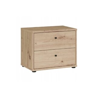 Komoda szafka nocna szauflady ARCHBOX T2KK011-D78 dąb artisan Forte 54cm