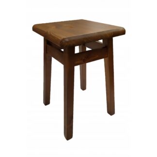 Taboret sosnowy stołek drewniany kuchenny kol. dąb
