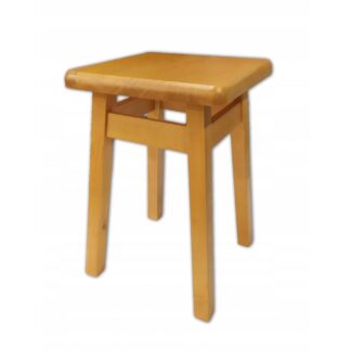 Taboret stołek kuchenny drewniany 45 cm kol. olcha